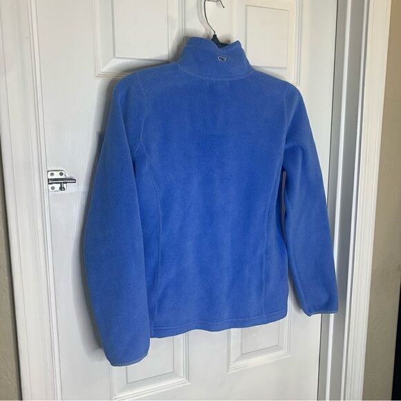 Vineyard Vines Sherpa 1/2 - Zip in Marlin Blue Pockets Size Small - Picture 5 of 10